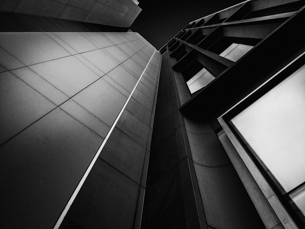 Fachada de un edificio de oficinas